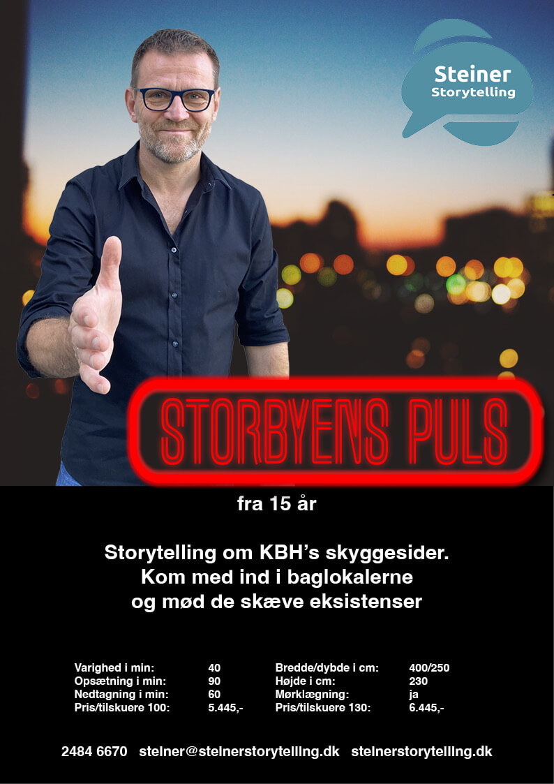 Storbyens Puls storytelling forestilling Steiner Storytelling